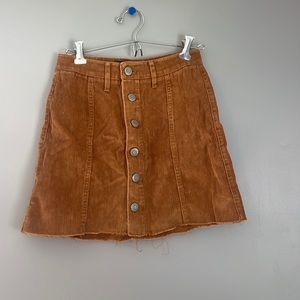 Corduroy skirt
